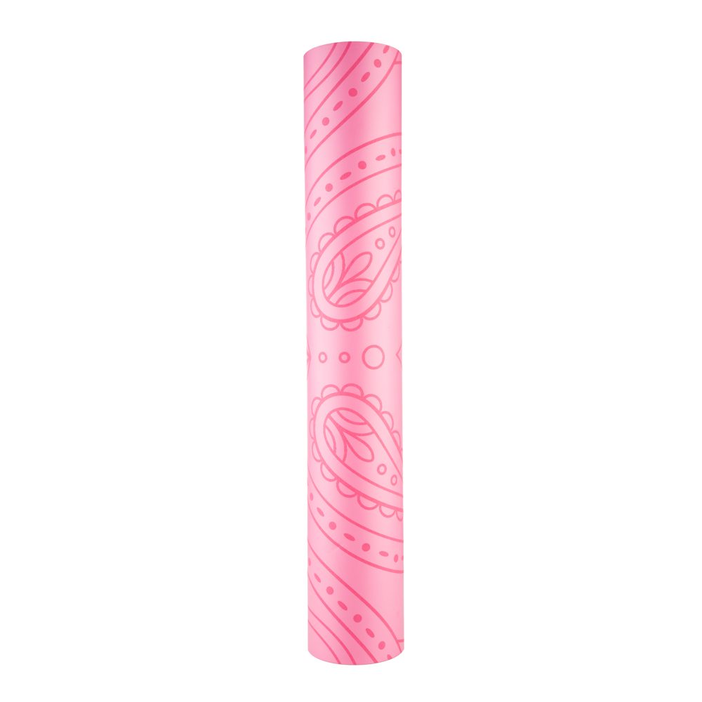 Tapis de yoga Professionnel OHM Girly 4mm - roulé