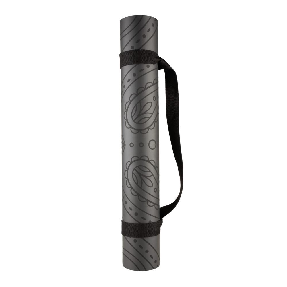 Tapis de yoga Professionnel OHM Dark Night 4mm - avec la sangle pour un transport facile