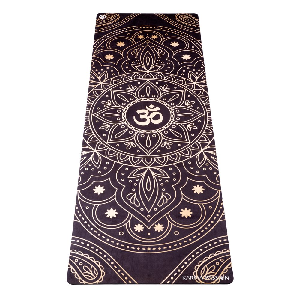 Tapis De Yoga Studio Mandala OHM Gold unique et écologiques