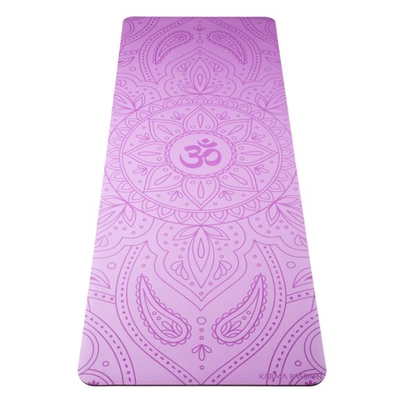 Tapis de yoga Professionnel OHM Lilac 4mm - la surface ultra antidérapante