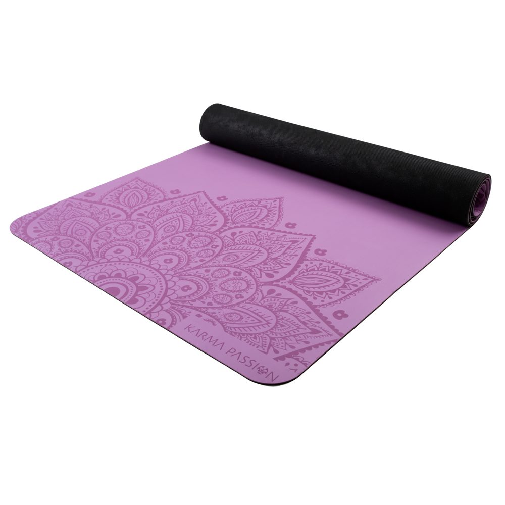 Tapis de yoga Professionnel Mandala Lilac 4mm - le détail