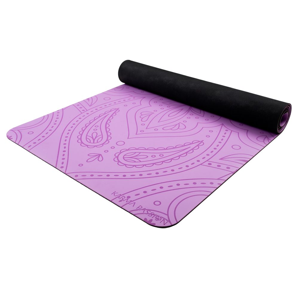 Tapis de yoga Professionnel OHM Lilac 4mm - le détail