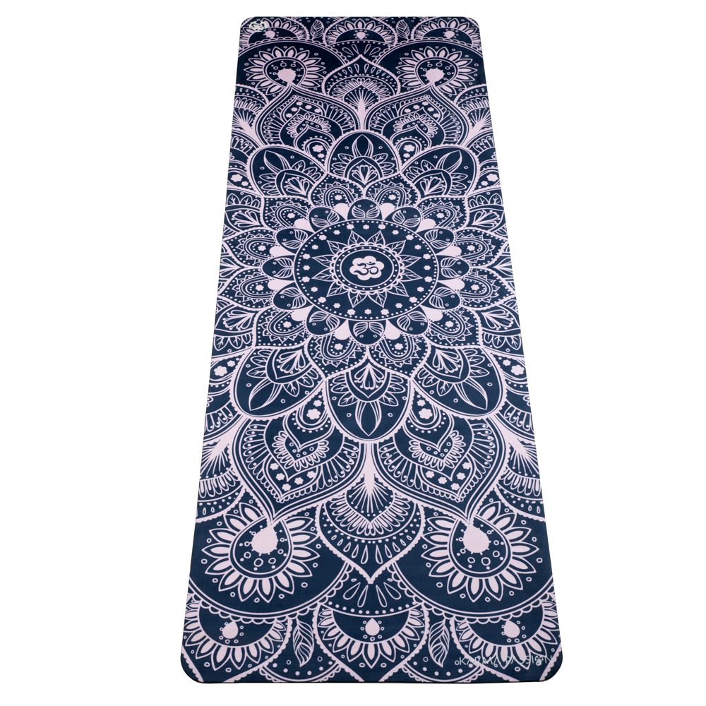 Tapis De Yoga Studio Mandala Grey unique et écologiques