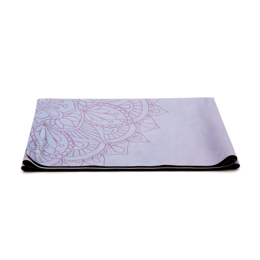 Tapis De Yoga Voyage Mandala Pink 1mm - ne prend pas plus de place qu’une serviette