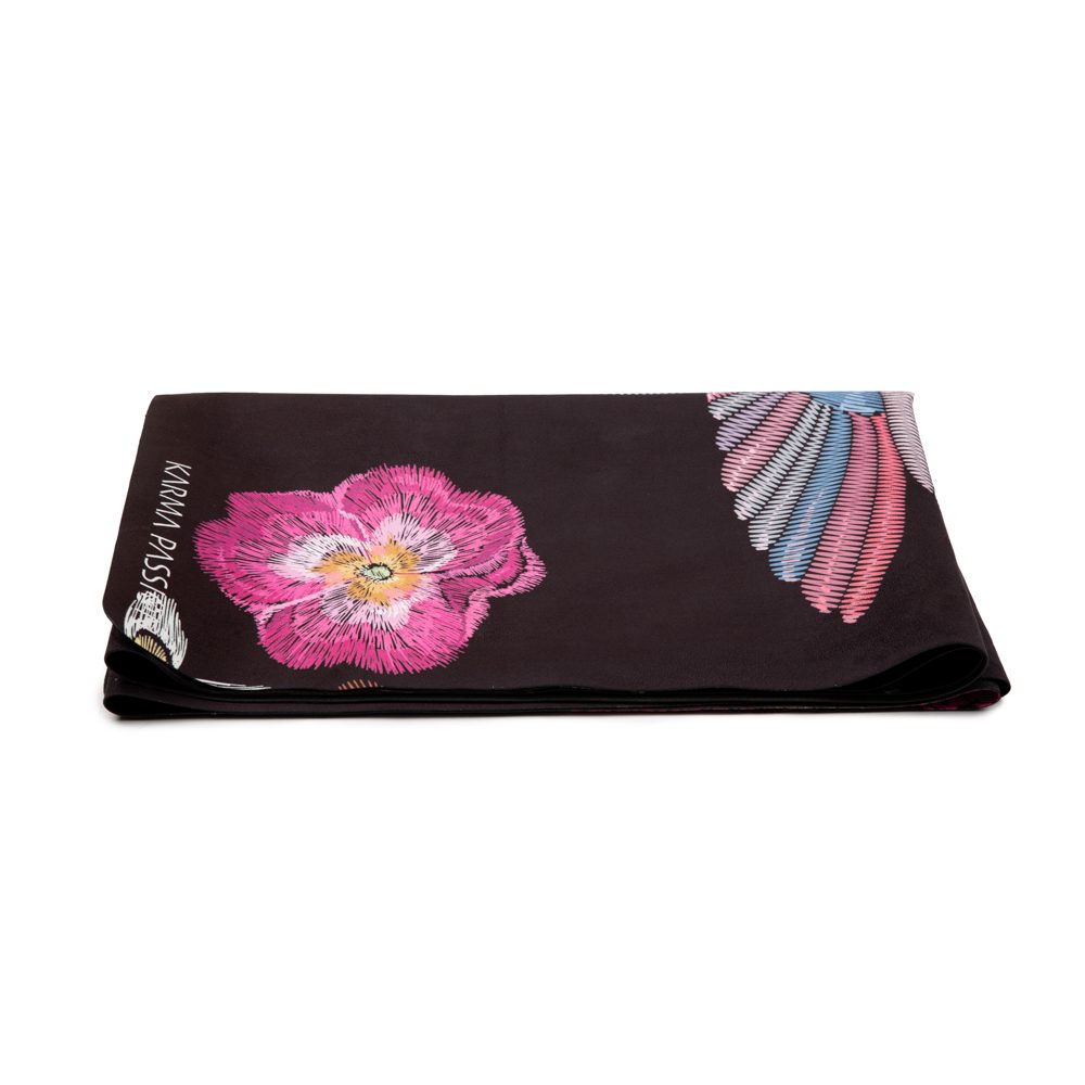 Tapis De Yoga Voyage Night Birds 1mm - ne prend pas plus de place qu’une serviette