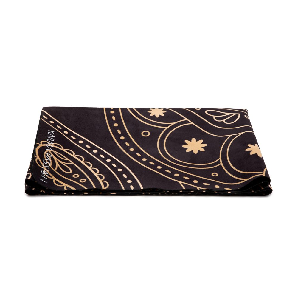 Tapis De Yoga Voyage Mandala OHM 1mm - ne prend pas plus de place qu’une serviette