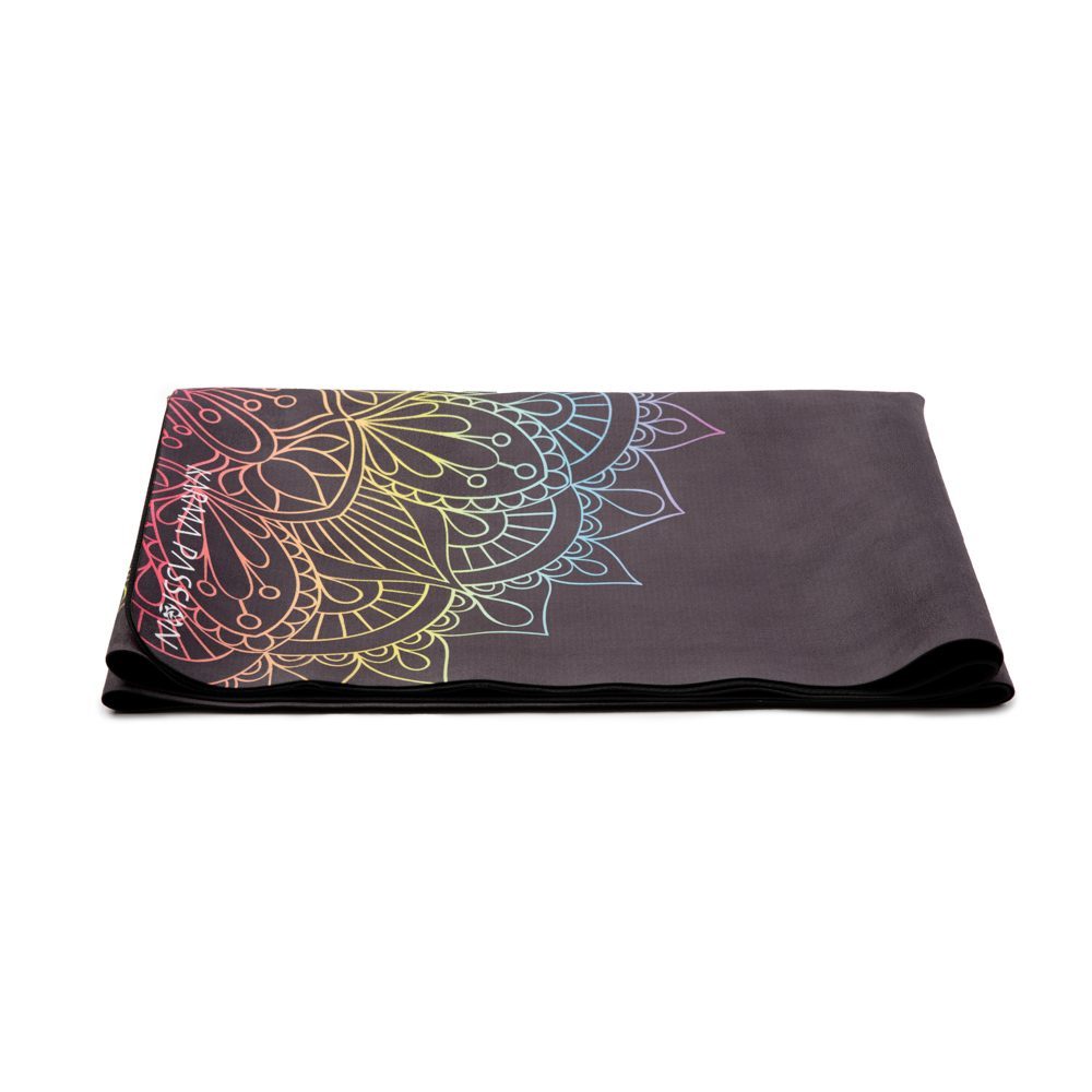 Tapis De Yoga Voyage Mandala 7 Chakras 1mm - ne prend pas plus de place qu’une serviette