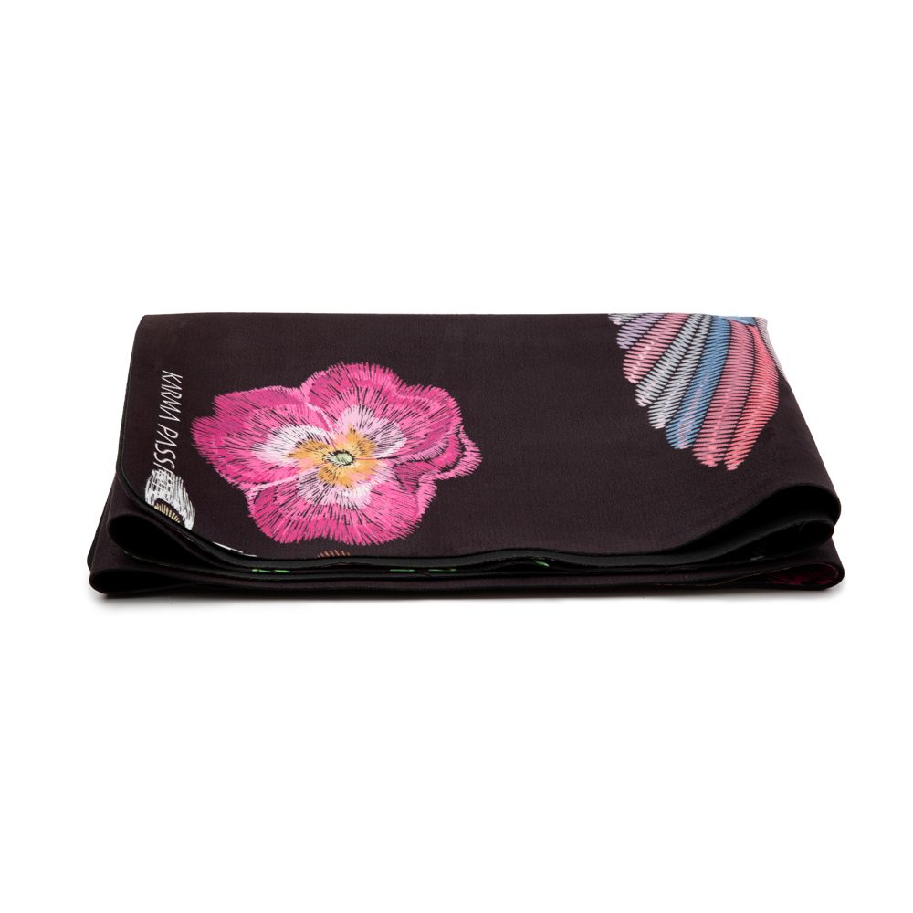 Tapis De Yoga Voyage Confort Night Birds 1,5mm - ne prend pas plus de place qu’une serviette