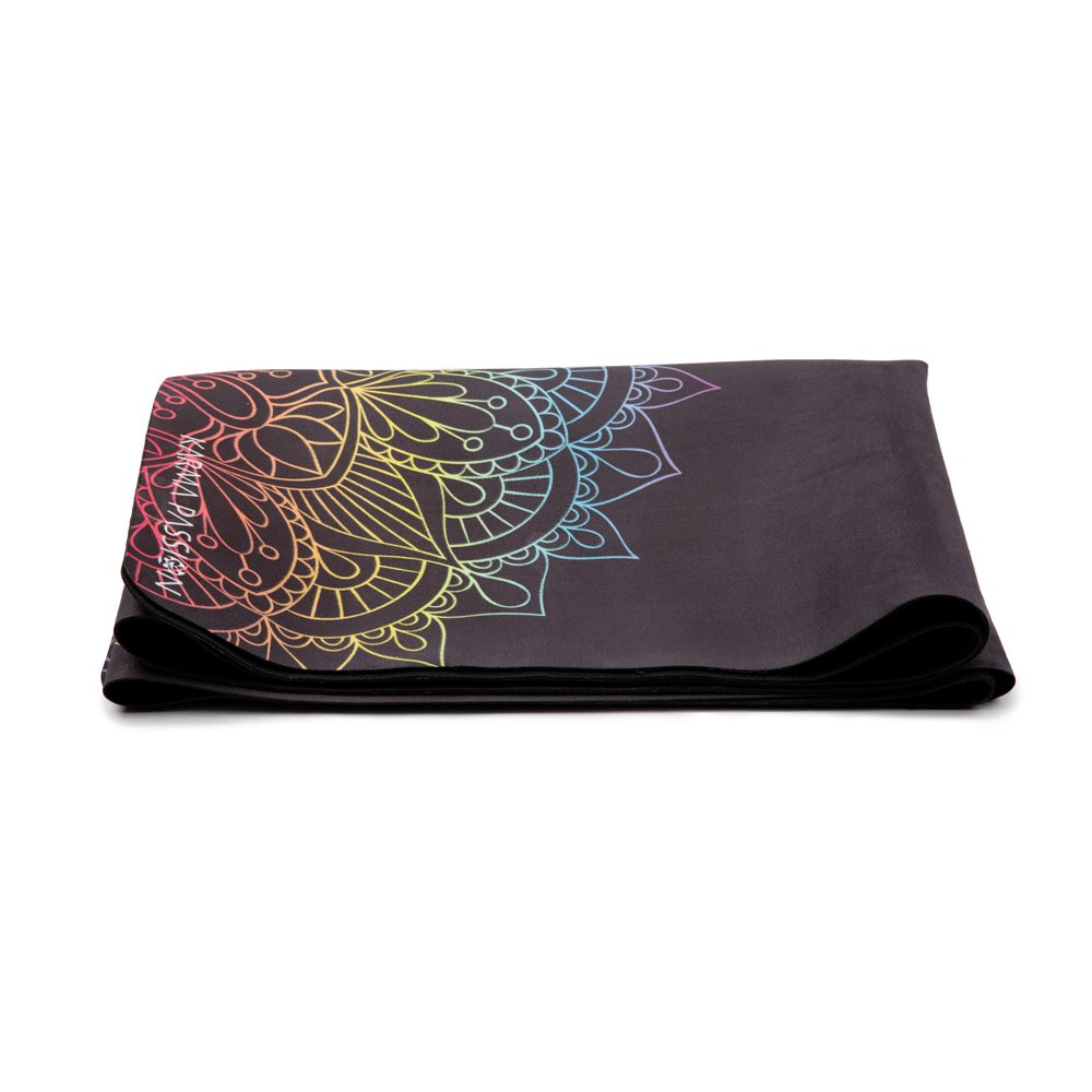 Tapis De Yoga Voyage Confort Mandala 7 Chakras 1,5mm - ne prend pas plus de place qu’une serviette