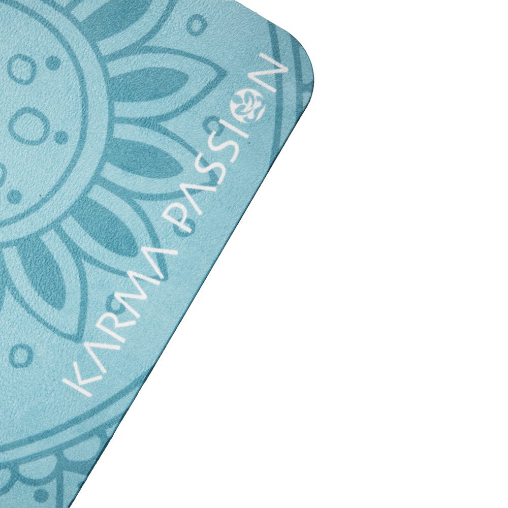 Tapis De Yoga Studio Mandala Turquoise 3,5mm - le logo
