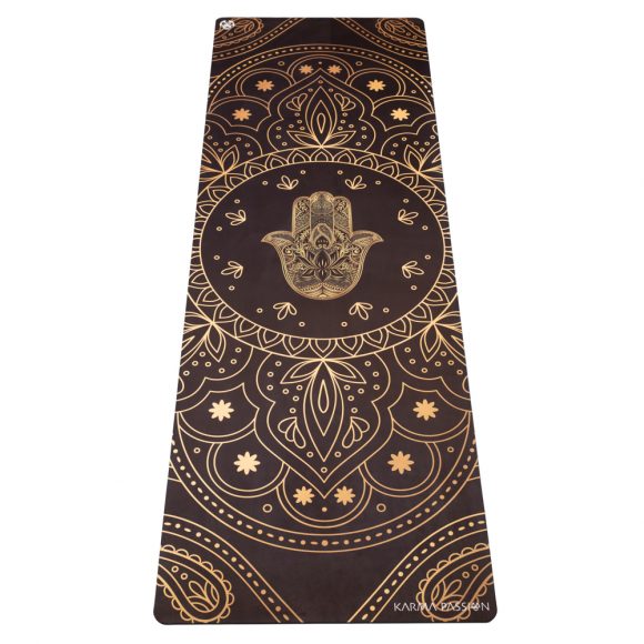 Tapis De Yoga Studio Hamsa Black unique et écologiques