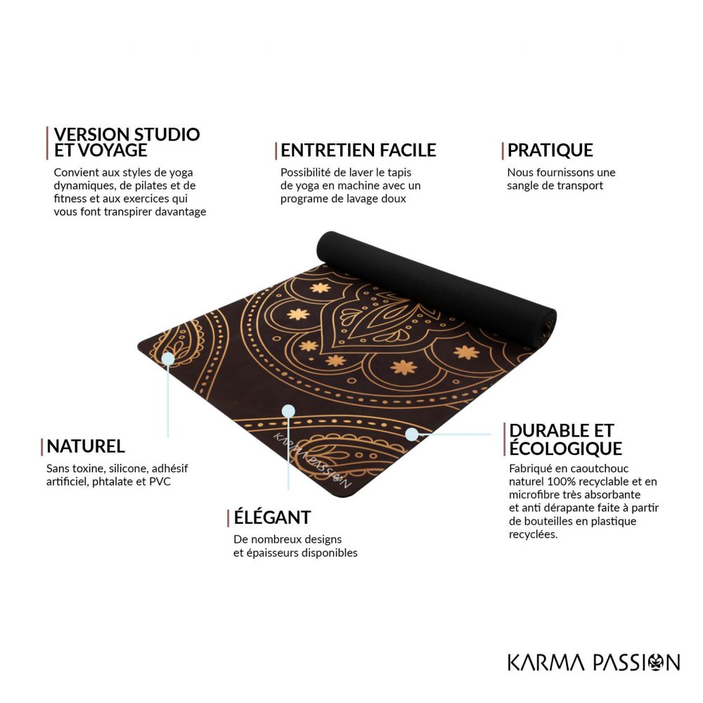 avantages du tapis de yoga Karma Passion