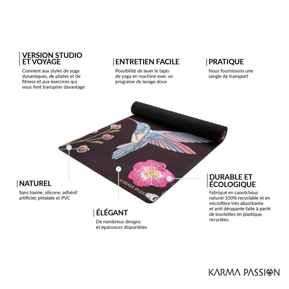 avantages du tapis de yoga Karma Passion