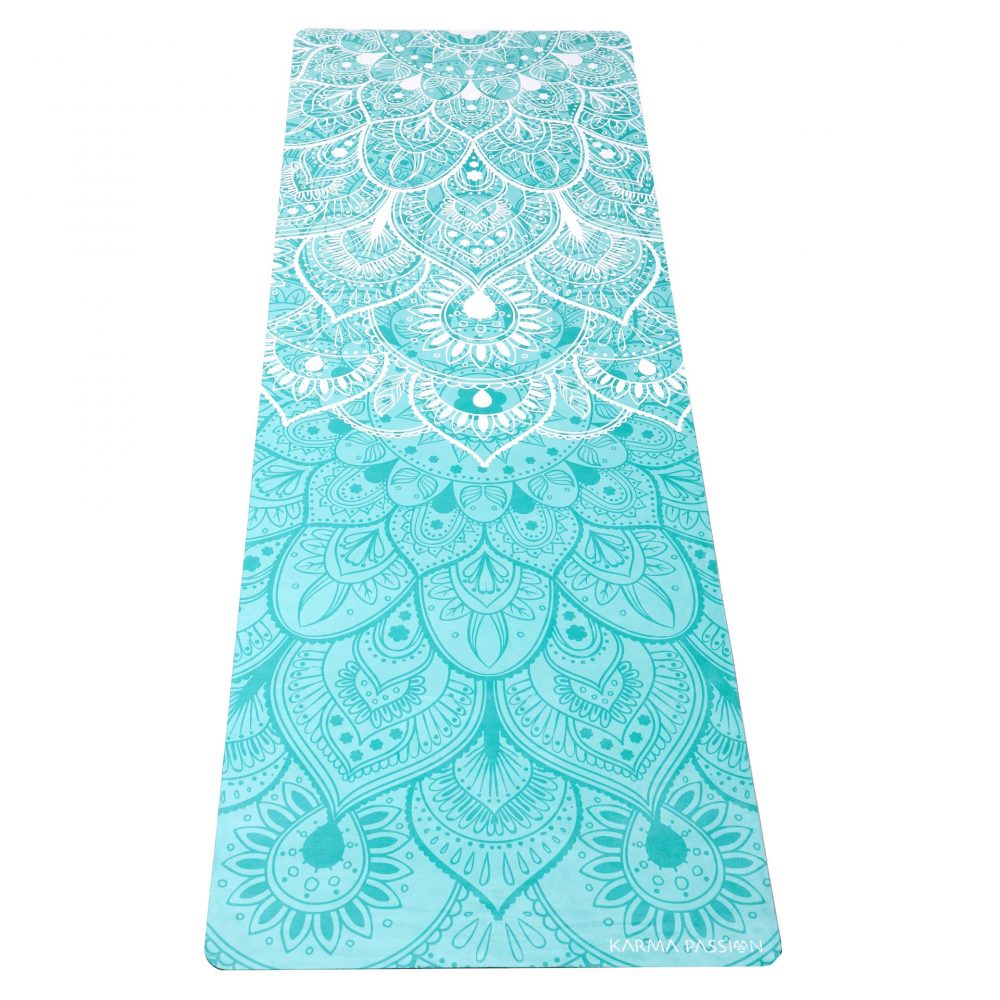 Tapis De Yoga studio/voyage Mandala Light- unique et écologiques