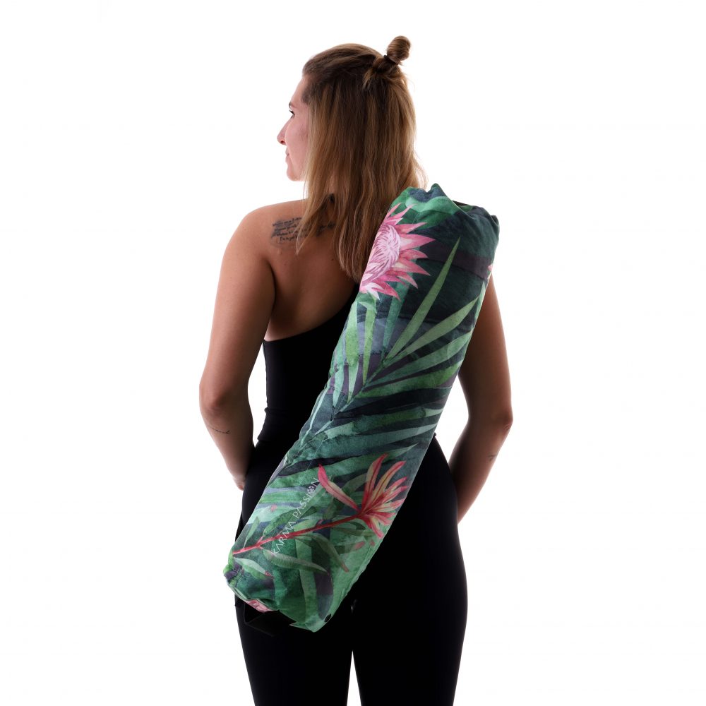 Sac de yoga Monstera pratique et original