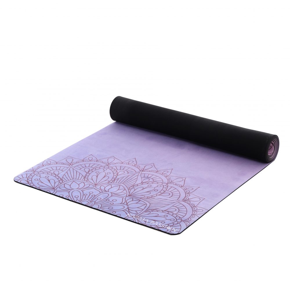 Tapis De Yoga Studio Mandala Pink avec un revêtement antidérapant
