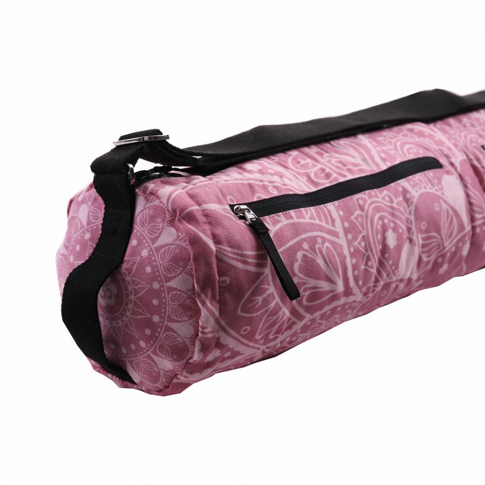 Sac de yoga Boho Girl - fermeture éclair complète pour un rangement facile de vos effets personnels