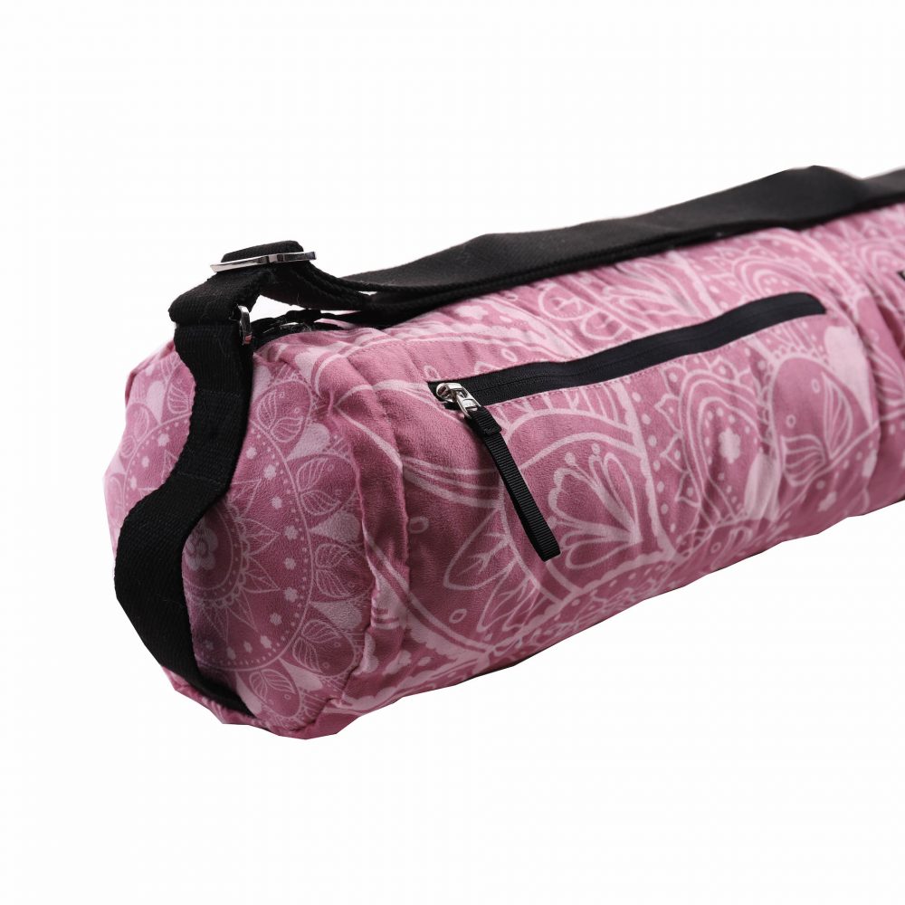 Sac de yoga Boho Girl - fermeture éclair complète pour un rangement facile de vos effets personnels