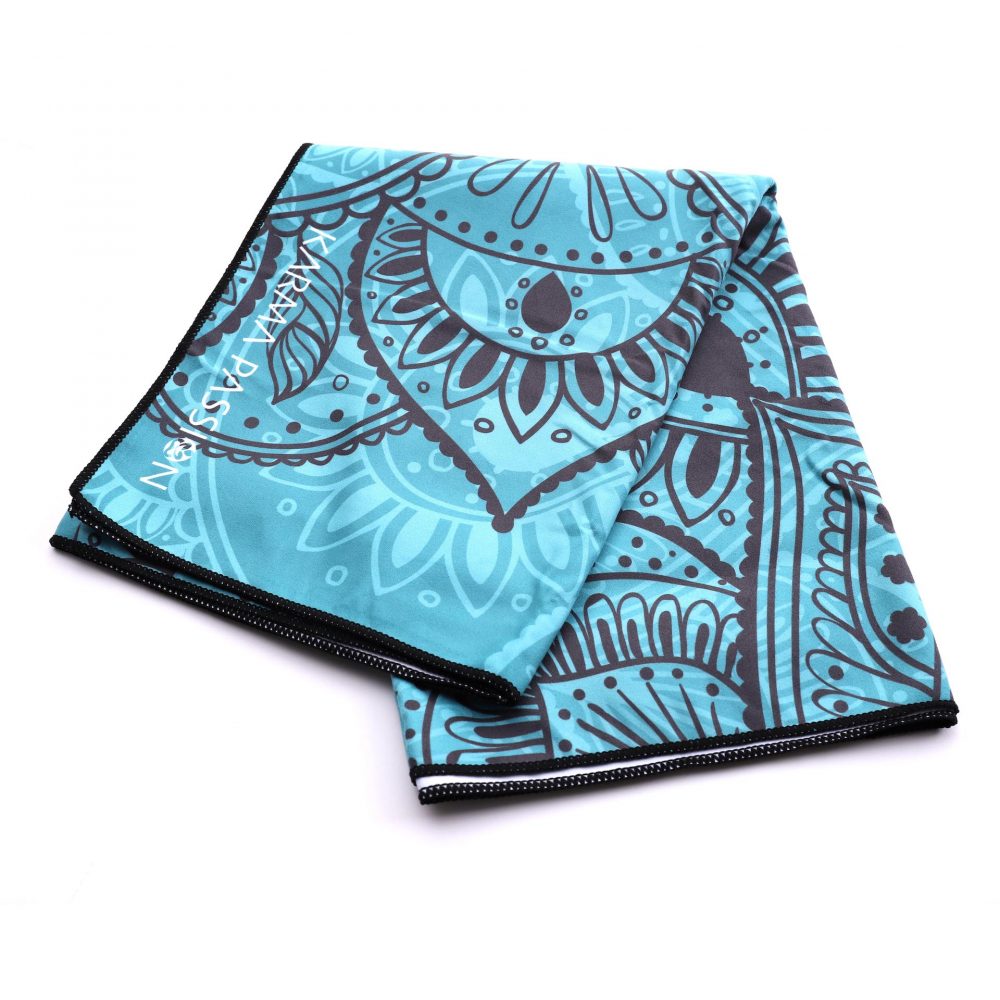 Serviette de yoga Mandala Deep pour le hot yoga et le yoga bikram