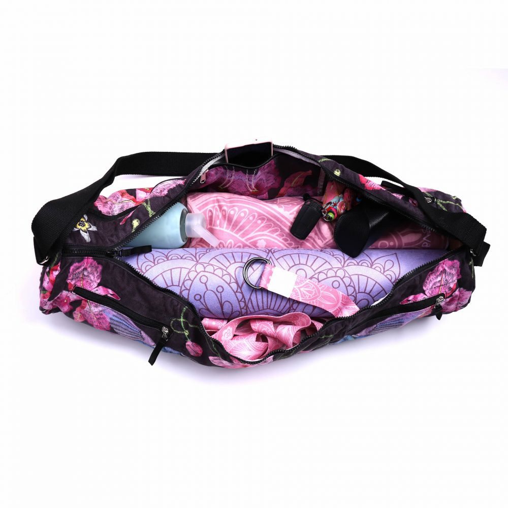 Sac de yoga Japanese Garden - emportez avec vous votre tapis de yoga et tout ce dont vous avez besoin : gourde, serviette, accessoires