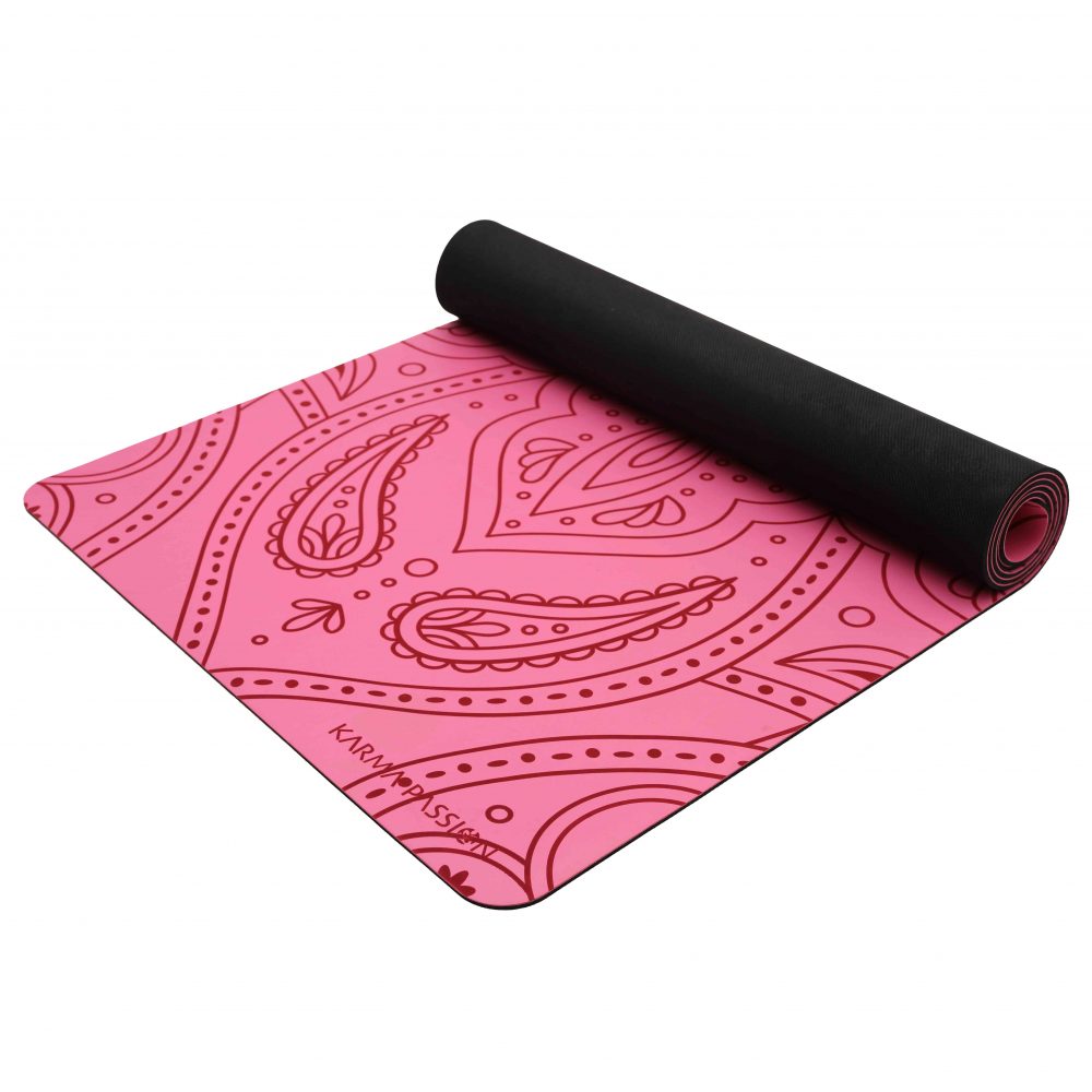 Tapis de yoga Pro OHM Rose 5mm – Image 2