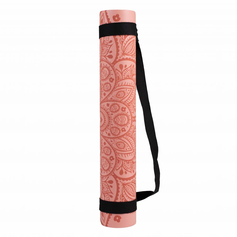 Tapis de yoga Pro Mandala Peach 5mm – Image 3
